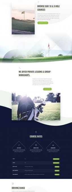 Terrain de golf